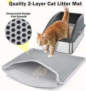 Caja de arena plegable extra grande de acero inoxidable con lados altos y tapa de metal XL, antifugas de orina, fácil de limpiar para gatos grandes - Product Image 3