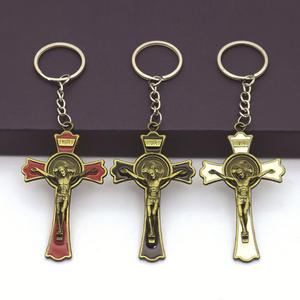 Collection <span class=keywords><strong>Dreamwork</strong></span> Cross, vente flash, pendentif de voiture, ornements à suspendre pour sac, alliage métallique, croix religieuse, porte-clés, accessoires de bijoux - Product Image 1