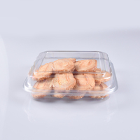 Récipient d'emballage en plastique transparent pour gâteau de boulangerie à emporter Emballage de boulangerie transparent Boîte