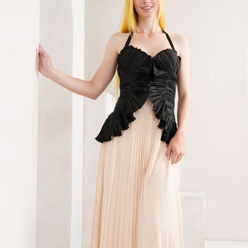 Order Online Drop Waist Maxi Dress Cotton & Linen Blend | Alibaba.com Order Online Drop Waist Maxi Dress Cotton & Linen Blend | Alibaba.com