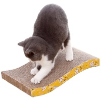 MEOW LOVE PET Feuille ondulée durable résistante à l'usure et respectueuse de l'environnement Cat Scratch Board
