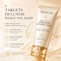 Masker Perawatan Wajah Semalaman Kojic Acid Kunyit Pencerah Kulit dengan Niacinamide Vitamin C Panthenol 75ml (OEM ODM Private Label)