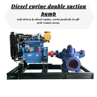 Bomba de Agua con Motor Diésel para Riego Agrícola, Portátil, Móvil, para Huertos, de Flujo Mixto con Turbina Centrífuga, 20hp, 2, 4, 6, 8 Pulgadas