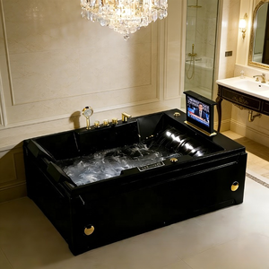 <span class=keywords><strong>Baignoire</strong></span> Jacuzzi Bluetooth à immersion profonde pour la famille, <span class=keywords><strong>baignoire</strong></span> de massage en acrylique pour la maison, utilisation hôtelière, hydromassage de luxe avec TV - Product Image 1