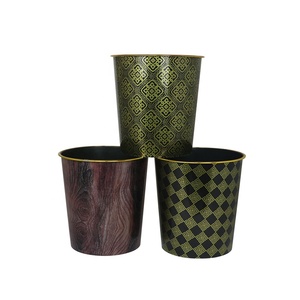 Plastic Open Top Waste Bin Household 10L PP Plastic Garbage Can Open Top Style Storage Trash Cans Hollow Dustbin Waste Bin For Bedroom