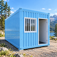 Maison conteneur préfabriquée extensible, entièrement meublée, coupe-vent, 20/40 pieds, 2 à 5 chambres, maison modulaire moderne