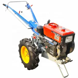 Econômico e eficiente preço chinês cultivador manual trator 15hp 18hp 20hp duas rodas pequeno trator ambulante para venda