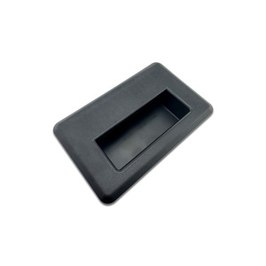 Embedded Plastic Concealed <b>Handle</b> Ap-191-1-A For <b>Door</b> Flat Design Nylon Black - Product Image 1