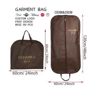 Sac de costume pliable non tissé réutilisable personnalisé à prix d'usine sac de vêtement imperméable en polyester noir de haute qualité pour <span class=keywords><strong>voyage</strong></span> d'affaires - Product Image 4