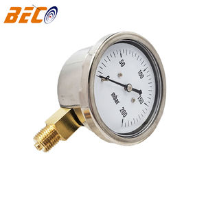 Манометр из нержавеющей стали, медицинский сильфонный газовый измеритель давления в корпусе, 65 мм - Product Image 5