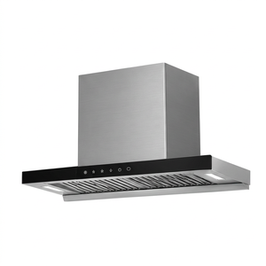 Hotte murale électrique en acier inoxydable avec commande tactile et éclairage LED pour cuisine d'hôtel - Product Image 1