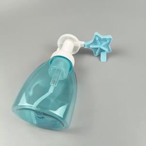 Bomba de botella de espuma de plástico de 250ml y 300ml, dispensador de jabón líquido blanco, botella de espuma al por mayor con bombas de espuma en forma de flor - Product Image 1