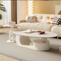 Anpassbarer, Wohnzimmer-Couchtisch im Home-Style, Neuer Stil, Ovaler Couchtisch