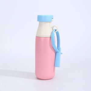 New Product Hight Quality BPA-Free Leak Proof 17oz Insulated Stainless Steel Water Bottle with Spout Lid & <b>Straw</b> Silicone Handle - Product Image 1