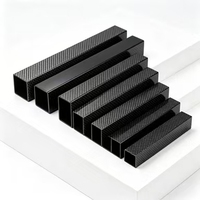 Tube en fibre de carbone carré brillant léger OEM/ODM en gros avec logo personnalisé pour unité de charge robotique