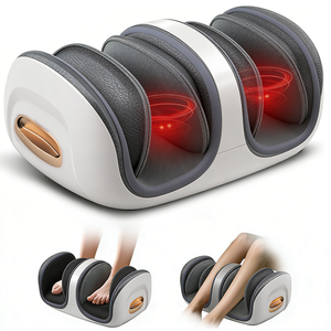 Electric <strong>Foot</strong> Knee <strong>Massager</strong> with Heat Roller Massage <strong>Feet</strong> Arm Calf Ankle for Relax Plantar Fasciitis Pain Relief Gifts - Product Image 1