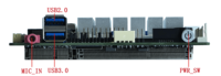 Elsky Nano-ITX Carte mère NANO8F J1800/J1900/J2900 Processeur CPU avec RAM DDR3 pour carte de contrôle de distributeur automatique