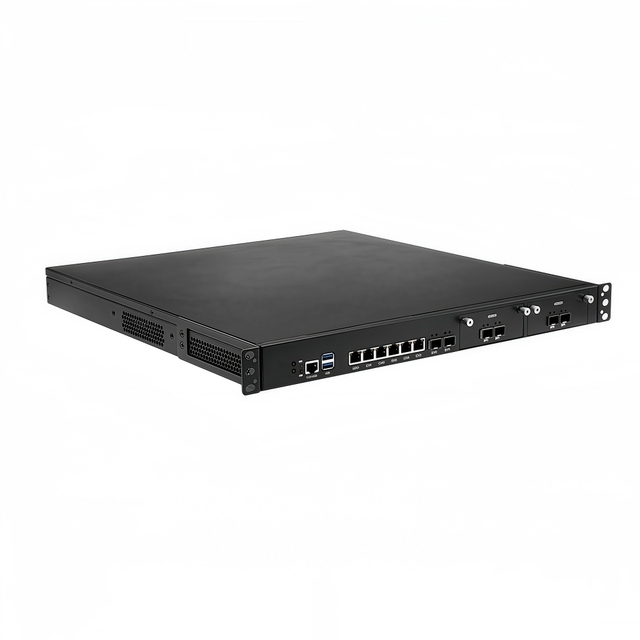 Intel C612 Bypass VPN Firewall Router Xeon E5 V3/V4 CPU 6*RJ45 1GB 6*SFP+ 10GbE Internet Security Industrial PC 1U Chassis