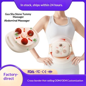 Masajeador Abdominal Yuanqi XX Pequeño, Totalmente Automático, Recargable, con Calor, Color Blanco, Promueve la Peristalsis Intestinal, Mini - Product Image 5