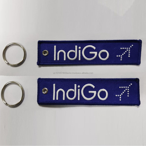 Llavero de Metal Bordado con el Nombre de la Aerolínea AIR INDIA, al por Mayor - Product Image 2