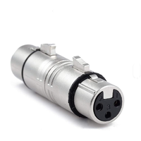 Nouvel adaptateur de contact en cuivre à 3 broches pour vente en gros, convertisseur de courant nominal pour mixeur, connecteur de microphone