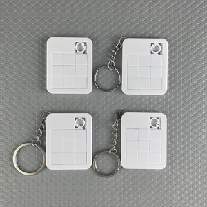 Mini jeu de <span class=keywords><strong>puzzle</strong></span> en plastique promotionnel, porte-clés, jouet, logo personnalisé, impression UV, <span class=keywords><strong>puzzle</strong></span> coulissant <span class=keywords><strong>vierge</strong></span> 3x3 personnalisé pour enfants - Product Image 4