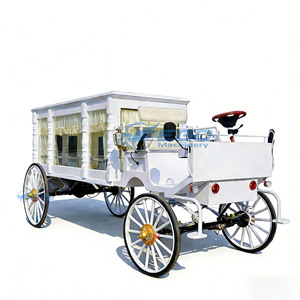 Carroza fúnebre eléctrica de cuatro ruedas de alta calidad, personalizada, con asiento para el conductor, para procesiones funerarias y transporte de ataúdes. - Product Image 6
