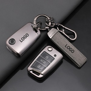 Per Volkswagen Sagitar, Lavida, Bora, Jetta, Golf e Tiguan L: Custodie per chiavi auto in pelle e TPU morbido a copertura totale - Ingrosso di fabbrica - Product Image 1