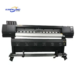 KAWALONG प्रिंटर पर्यावरण विलायक प्रिंटर फ्लेक्स बैनर तिरपाल प्रिंटर मशीन बिक्री के लिए टीएआरपी मुद्रण मशीन