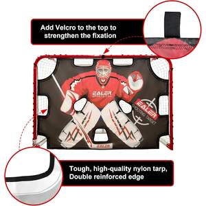 Cible de tir pour gardien de but EALER Hockey, 6x4 pieds, portable, en nylon, pour entraînement au hockey sur glace et sur rue - Product Image 6