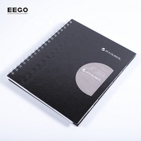 Cuir financier personnalisé impression budget mensuel hebdomadaire A4 B5 grand cahier à spirale planificateur de Journal
