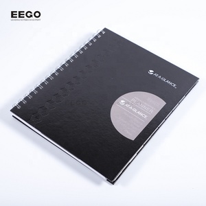 Cá nhân kinh doanh tài chính Da tùy chỉnh in ấn hàng tháng Ngân Sách hàng tuần A4 B5 lớn xoắn ốc máy tính xách tay Tạp Chí kế hoạch - Product Image 3