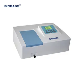 BIOBASE Chine Spectrophotomètre Lumière Visible Spectrophotomètre de longueur d'onde à faisceau unique 325-1000nm pour laboratoire