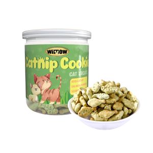 Galletas de hierba de gato de 140g de alta calidad, aperitivos de buen gusto, aperitivos para gatos, hierba gatera, atún, salmón, sabores, galletas para gatos - Product Image 1