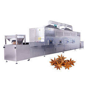 Séchoir à micro-ondes tunnel OEM au meilleur prix pour le traitement des épices, machine de stérilisation et de séchage de l'anis étoilé - Product Image 1