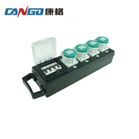 Boîte de distribution portable pour usage industriel, 1805C, IP65, étanche, en matériau PC, 240V/230V, 20A