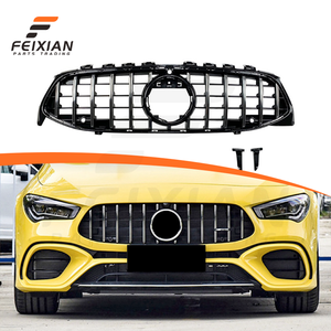 Grille <span class=keywords><strong>Panamericana</strong></span> de haute qualité en ABS pour Mercedes-Benz <span class=keywords><strong>Classe</strong></span> CLA C118 2020-2023 CLA180 CLA200 AMG Line GT, mise à niveau, 1 an - Product Image 1