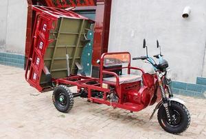 Tricycle motorisé à carrosserie ouverte avec side-car, pour le transport de marchandises et de passagers, idéal pour la famille - Product Image 2