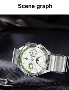 Thời trang không thấm nước Màn hình cảm ứng smartwatch cho nam giới phụ nữ BT gọi la bàn chức năng hoạt động Tracker IOS phong cách đồng hồ đeo tay - Product Image 5