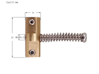Brass String Saddles Loose Electric Guitar Bridge Saddle Brass Compensated TL Guitar Saddles for Electric Guitar Parts