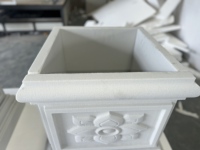 Socle en céramique mousse de style européen classique, base de statue de jardin, colonne romaine, plinthe pour pot de fleurs, pour décoration intérieure et extérieure