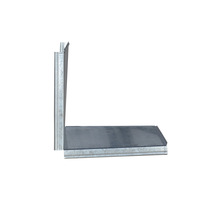 Conduit d'air rectangulaire en acier inoxydable 304 galvanisé épais avec bride co-plaquée pour cuisine d'hôtel