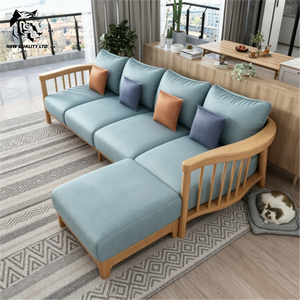 china supplier cheapest customize in stock ready to ship Stretchable <b>sofa</b> new designed living room furniture wood <b>folding</b> <b>sofa</b> - Product Image 3