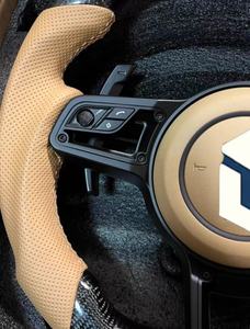 <span class=keywords><strong>Volante</strong></span> Deportivo Personalizado de Fibra de Carbono con LED y Cuero para Porsche, Diseño Deportivo para Modelos Macan, Cayenne, 718, 911, 918, 958, 970, 971, 958 - Product Image 2