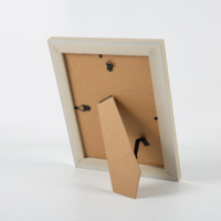 Cadre photo doré de luxe pour décoration de maison, cadre photo en plastique de taille personnalisée, bon marché, vente en gros