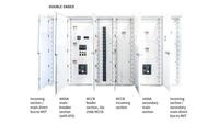 Gabinete de Distribución de Energía Industrial Trifásico de Alta Corriente, de Pie, con Certificación UL, 600V Máx.