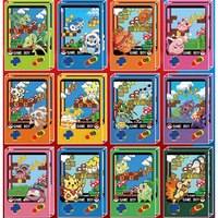 Ms Pokemoned Mini Brick de jeu en acrylique épaissi avec sable liquide, Kawaii, Aimant de réfrigérateur magnétique en acrylique, Vente en gros