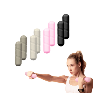 Home Gym Workouts Logotipo Personalizado Yoga Haltere Wand Cross-border Silicone Antiderrapante Senhoras Pilates Halteres - Product Image 1