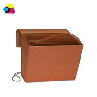 Carpeta Archivadora de Papel Kraft Expandido de 350 g/m², Ecológica, para Papelería Escolar, con Diseño Personalizado, Superventas