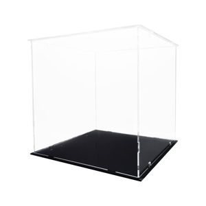 Acrylic <strong>Display</strong> Case for Collectibles Action Figures &amp; Model Cars-10x10x10inch Clear <strong>Box</strong> with Anti-Dust Protection Home Storage - Product Image 1